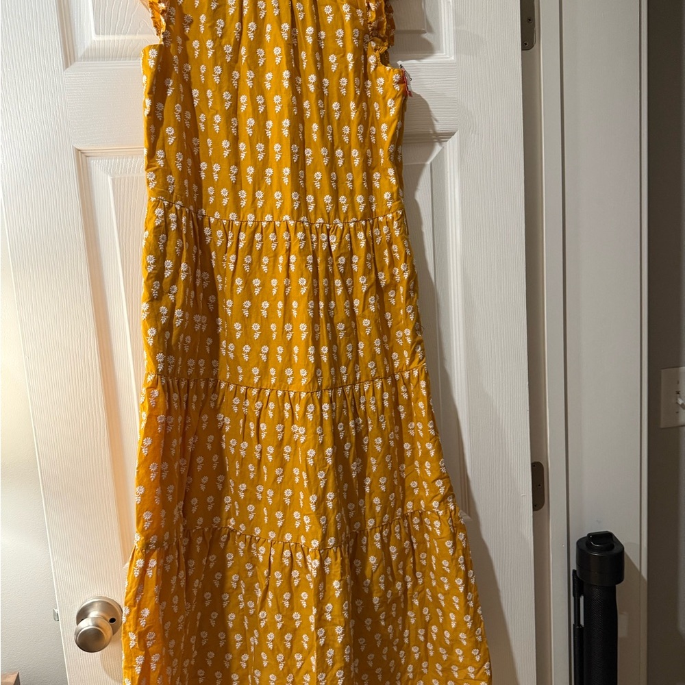 Yellow Floral Kids Dress by JCREW